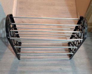 Brand new shoe organizer ( holds 15 pairs of shoes ).