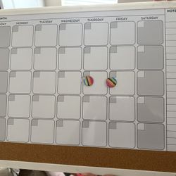 Dry Eraser Calendar