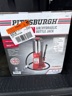 PITTSBURGH 20 Ton Air/Hydraulic Bottle Jack