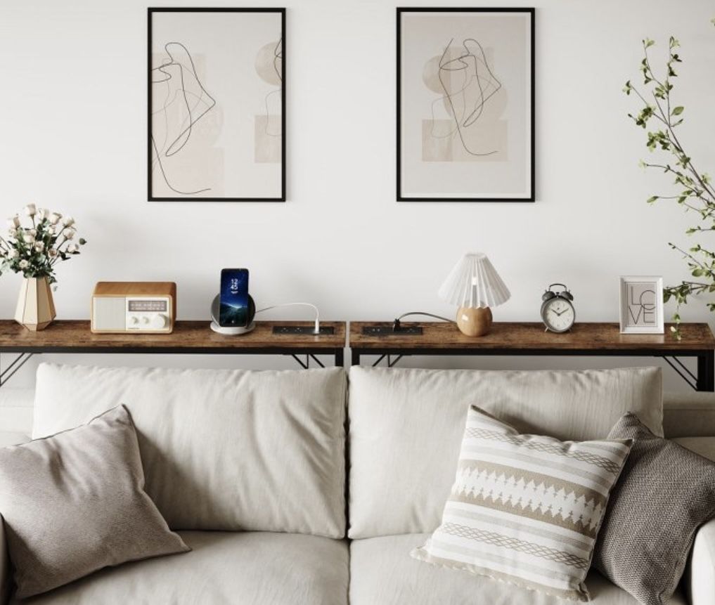 Narrow Console Table With Power Outlet