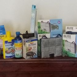 Supplies For Fish And Tank