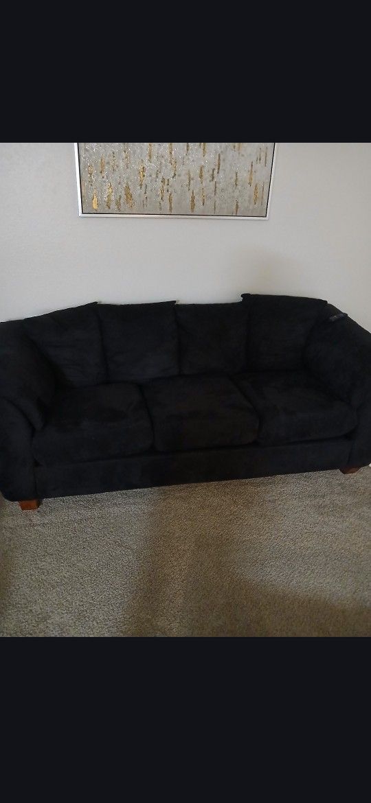 Set Blue Couches For Sale Good Condition