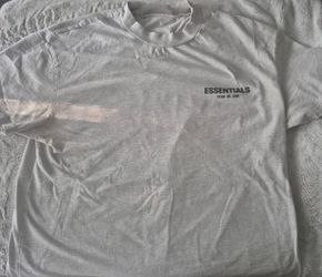 Light grey essential shirt size M,L