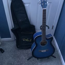 Blue PaiLand Acoustic Guitar
