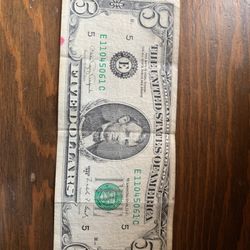 1988 $5 Bill