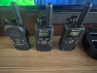 1-Motorola and 2-Midland 2 way radios