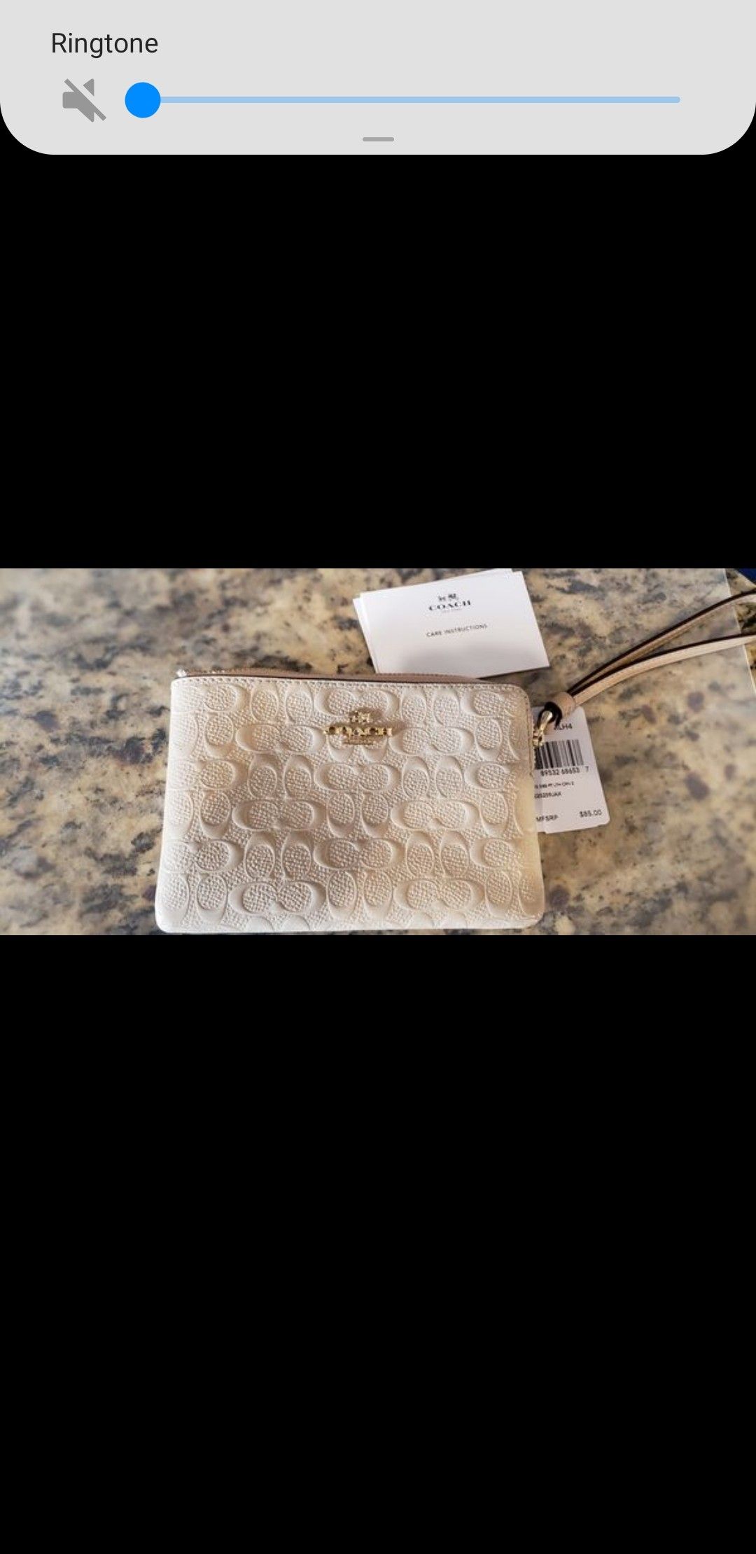 coach wristlet wallet brand new authentic