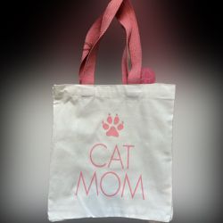 Cat Mom Reusable Tote Bag, New