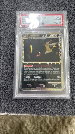 Umbreon Undaunted 86/90 PSA 8 Pokemon