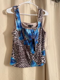Brand new Sequin Leopard Print Tank Top XL