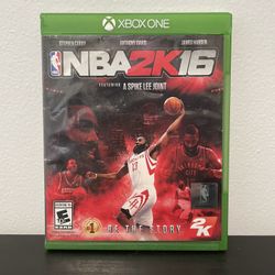 NBA 2K16 Xbox One Like New James Harden 2K Basketball Video Game