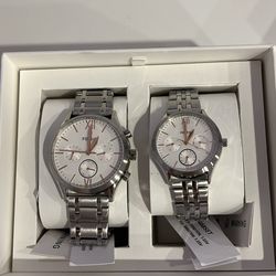 ⏱️ Fossil Fenmore Couple Watch Set – Brand New! ⏱️