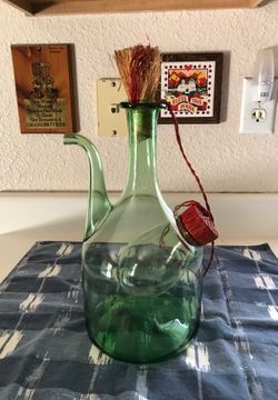 Pretty green jug