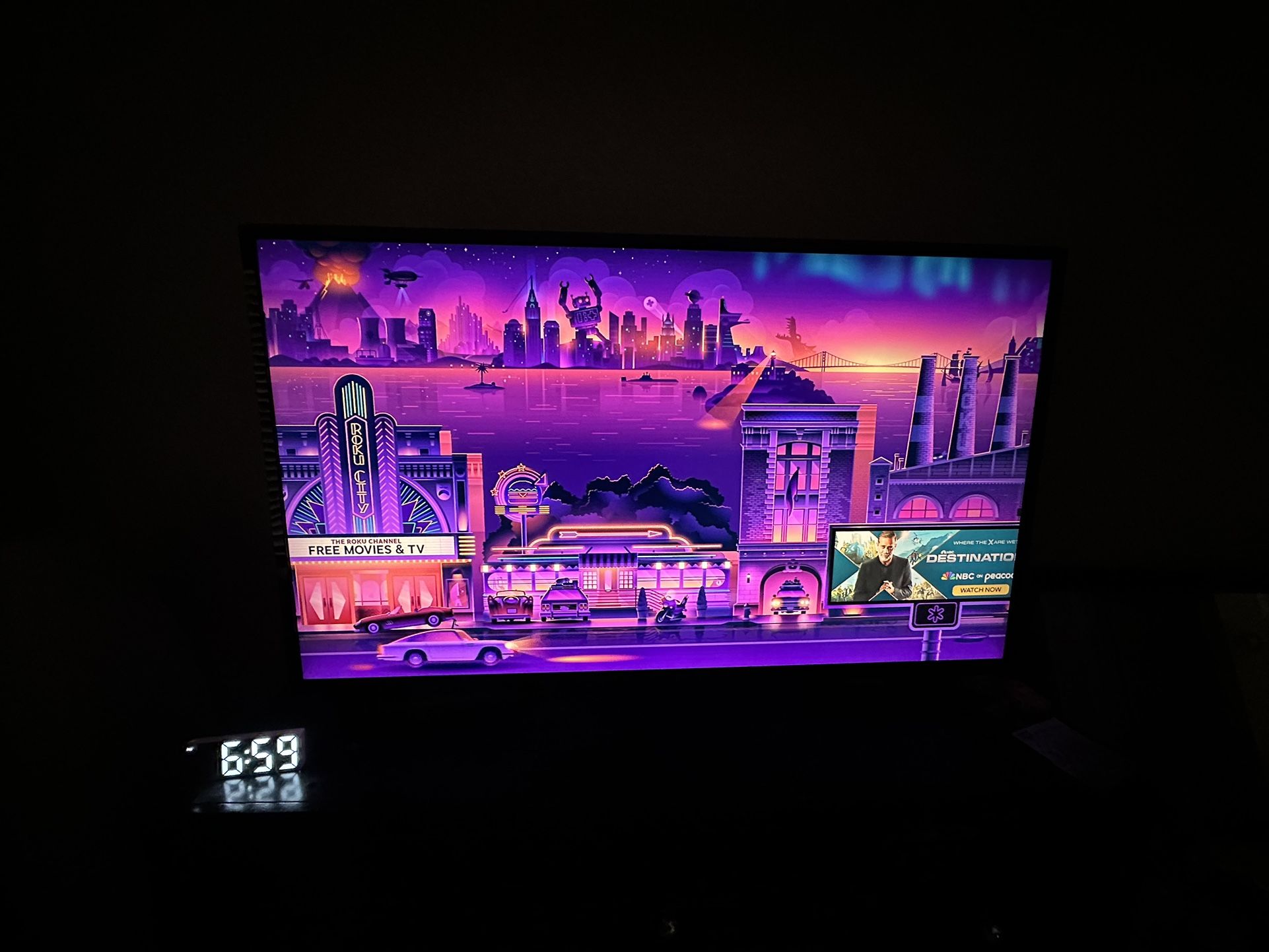 55 inch Vizio TV Plus Roku