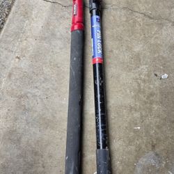 2pcs Sherwin Williams  2-4" Contractor Series Pin Lock Extension Pole Shur-Line 6570L Easy Reach 30"-inch to 60-inch Painting Roller Extension Pole


