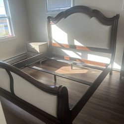 Bed frame and table 