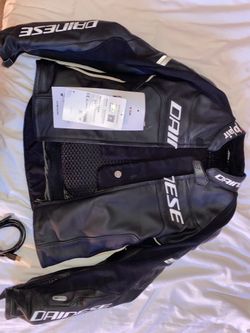 Dainese 3 D-air Lady Leather Jacket Size 44
