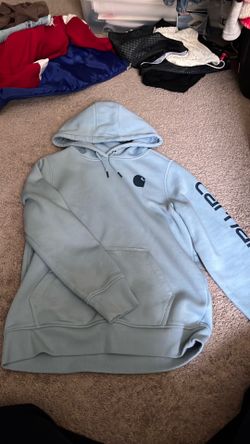 baby blue carhart hoodie