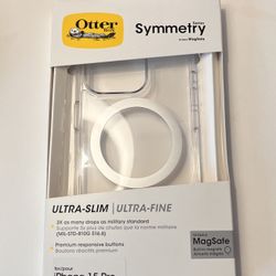 New iPhone 15 Pro Otterbox Symmetry Series MagSafe Clear Case