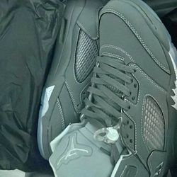 Air Jordan Wolf grey 5s sz 8.5