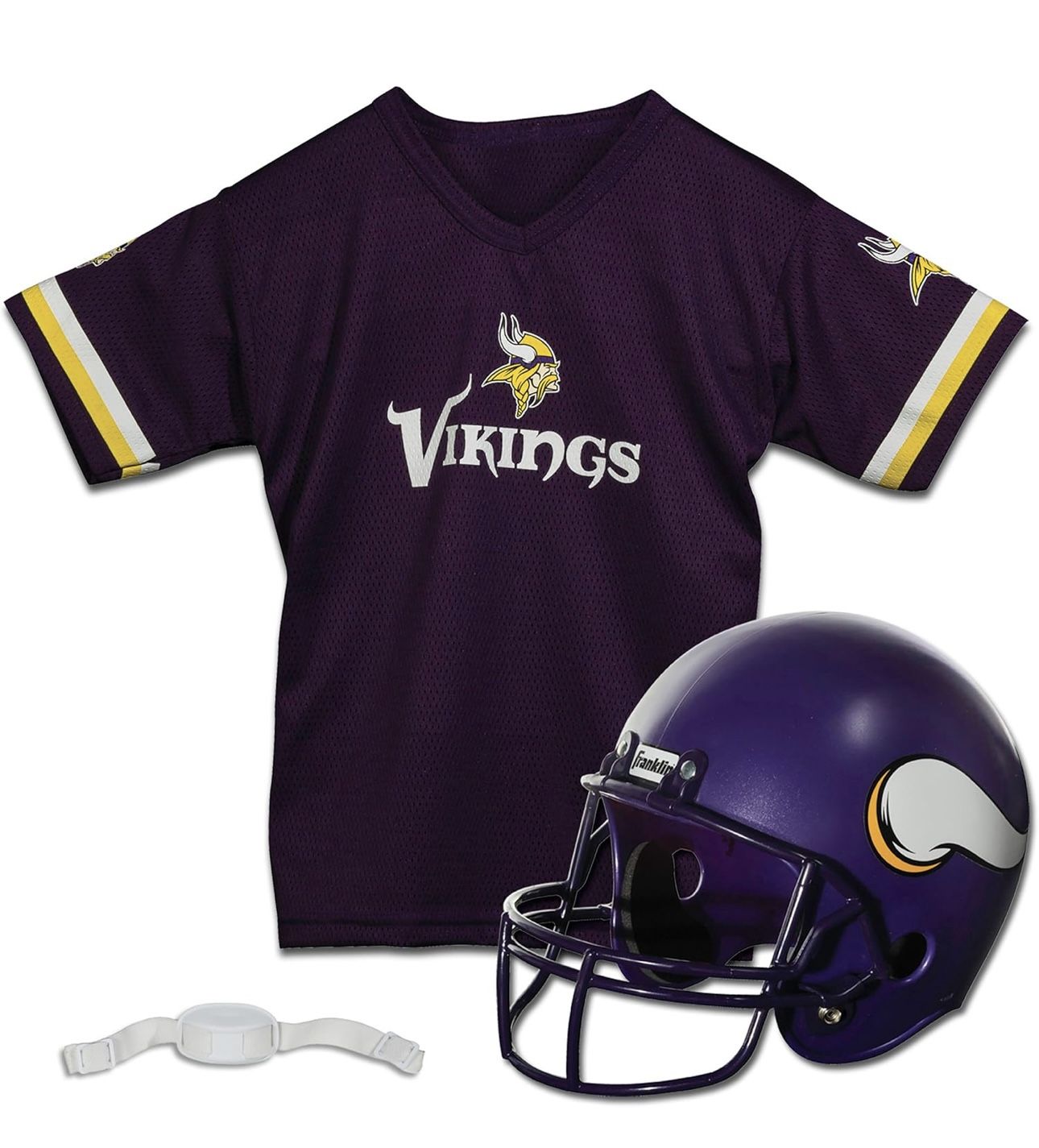  NFL Kids Helmet + Jersey Sets - Youth NFL Team Uniform Sets - Costume Set - Helmet, Jersey + Chinstrap-Medium