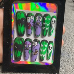 Courage The Cowardly Dog Press Ons