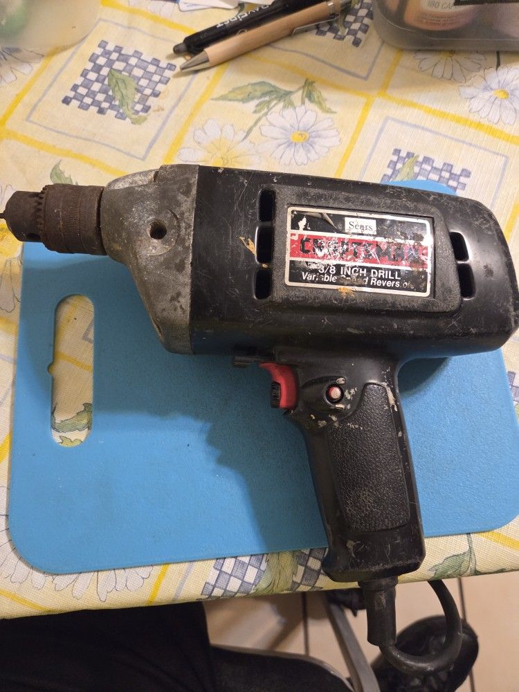 Vintage Drill Extremely Powerful Work Great