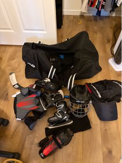 Kids hockey gear