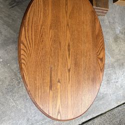Solid wood coffee table