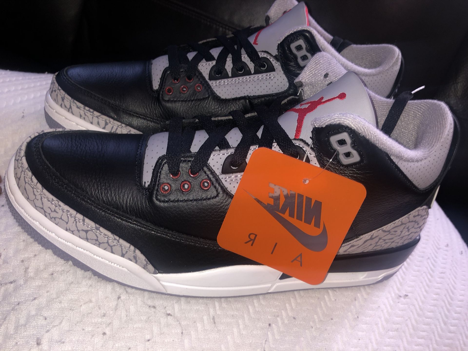 Size 9.5 - Nike Air Jordan 3 Retro OG 2024 Black Cement