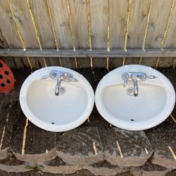 Round Bathroom Sink With Faucet