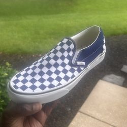 Vans U Classic Slip-ON Sneakers Theory Beacon Blue size 9, 10, 10.5