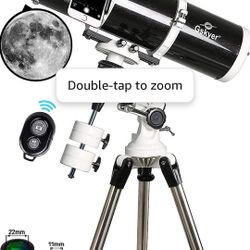 Telescope, Gskyer 130EQ Professional Astronomical Reflector Telescope, German Technology Scope, EQ-130 (EQ-130
200$ cash no tax 
Pick up Mesa Alma Sch