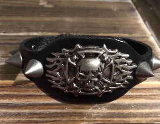 Skull Spike Bracelet
