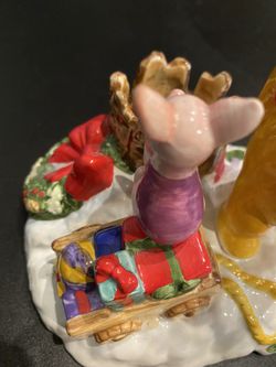 Disney Winnie The Pooh & Piglet Candle Holder (2) Thumbnail