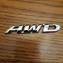 AWD 3D Metal Emblem