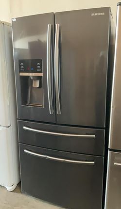 Samsung 4 Door Black Stainless Refrigerator Fridge
