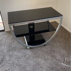 Glass Entertainment Center 