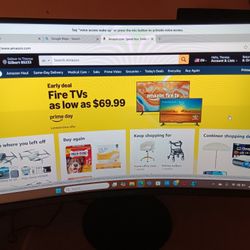 Samsung 27 Inch Curved Monitor . Like New Works Perfect $69 Very Firm