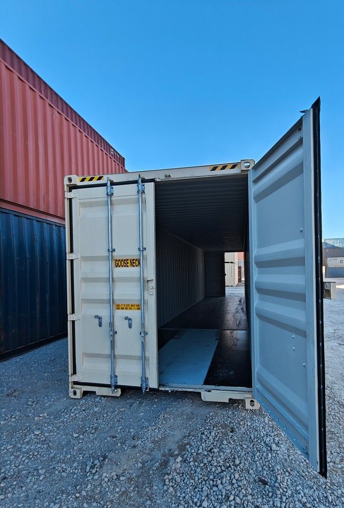 NEW Double Ended Door 40ft High Cube One Trip Shipping Containers For Sale 