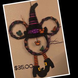 Mickey Halloween wreath