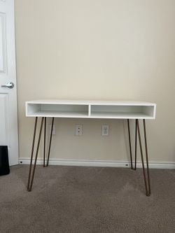 White desk
