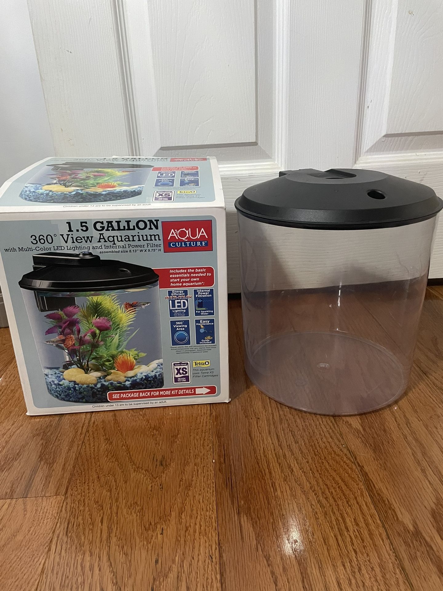 1.5 Gallon Tank With Lights And Filter 