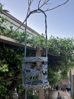 Wrought Iron Basket 