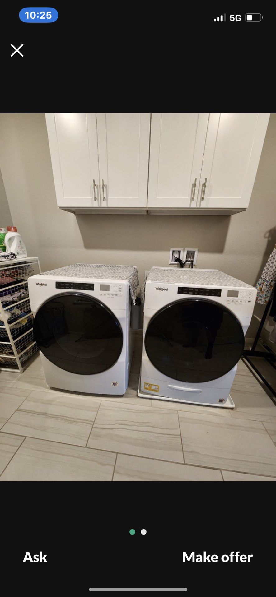 Beautiful Whirlpool Washer And Gas Dryer Set! Delivery Available for
