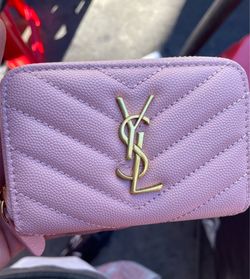 Ysl medium size zip up wallet