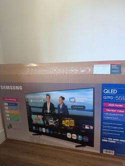 New Samsung 55” QLED TV