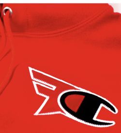 Faze champion deals hoodie red