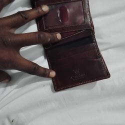 Camino premium leather wallet with a free leather wallet included