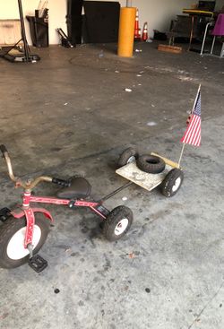 Montana classic toys Tricycle w trailer for Sale in Torrance CA OfferUp